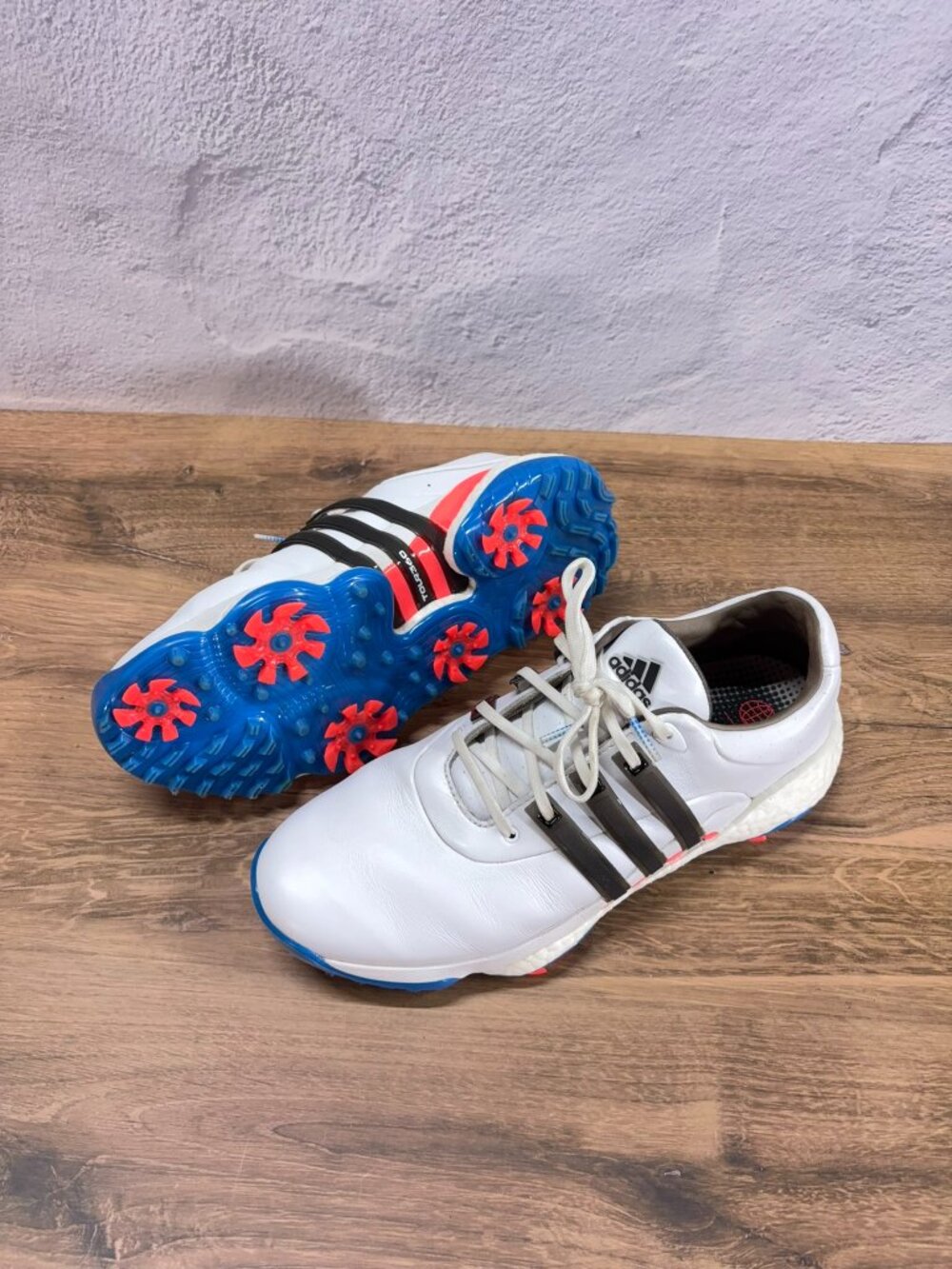 Adidas Men's Tour 360 Golf Shoes White - Size 10.5